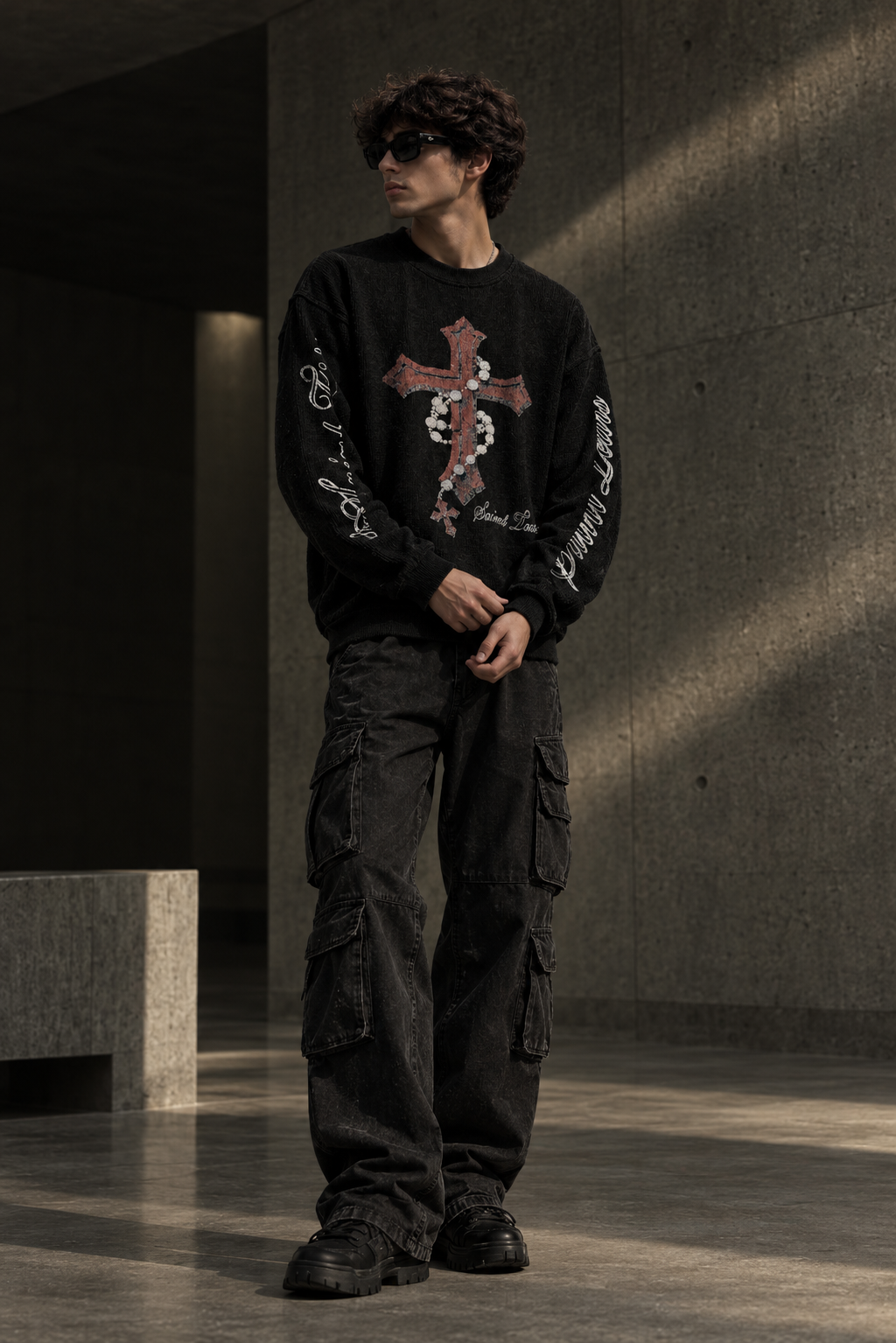 Daytona Studios Premium Waffle Knit T-Shirt | Minimal Streetwear
